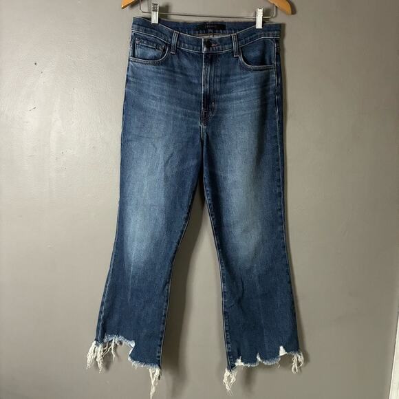 J Brand Julia High Rise Flare Jean In Wonderland cowgirl Western Fall Size 29 - Picture 3 of 10